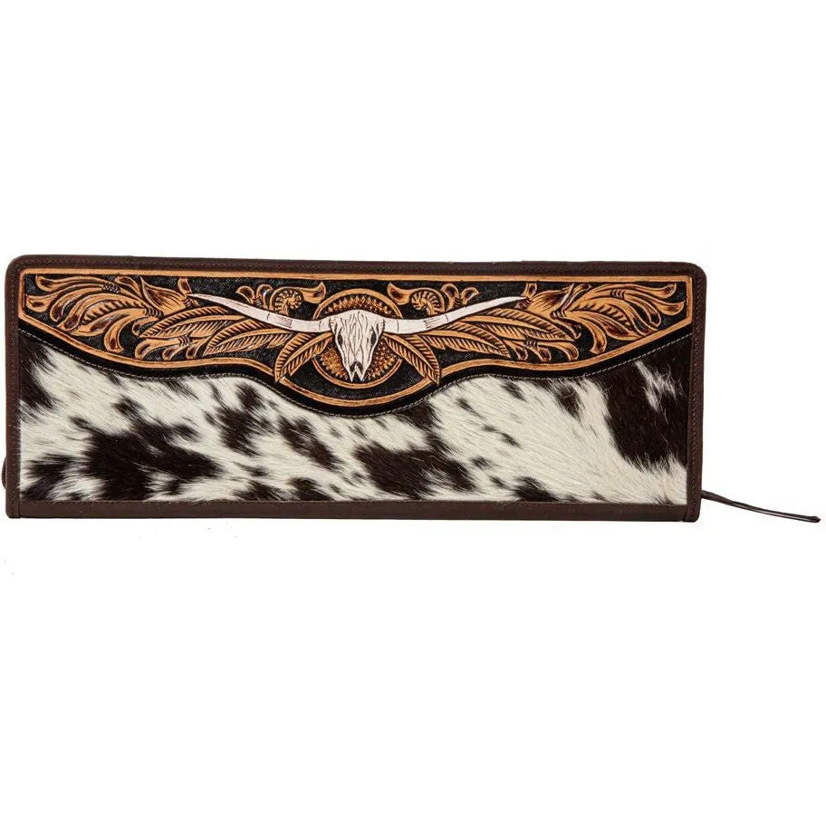 Myra Spirit of the Herd Hand Tooled Jewelry Box Case