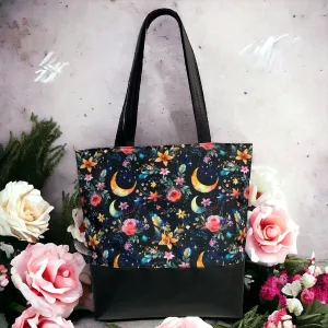 Mystic Garden Canvas Tote Bag