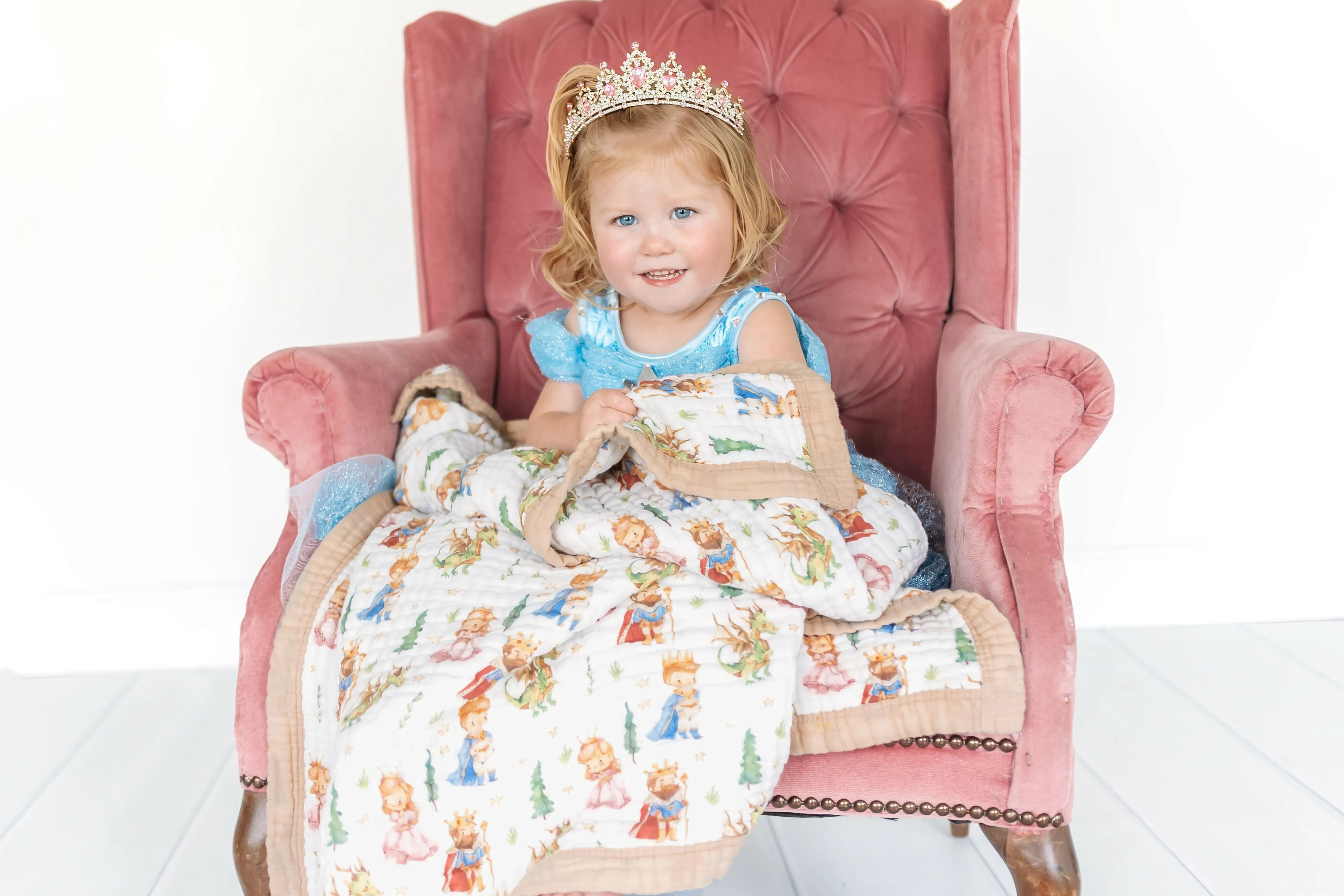 Natchiketa 10 Layer Organic Cotton Muslin Baby Blanket and Toddler Quilt