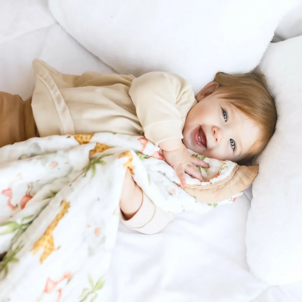 Natchiketa 10 Layer Organic Cotton Muslin Baby Blanket and Toddler Quilt