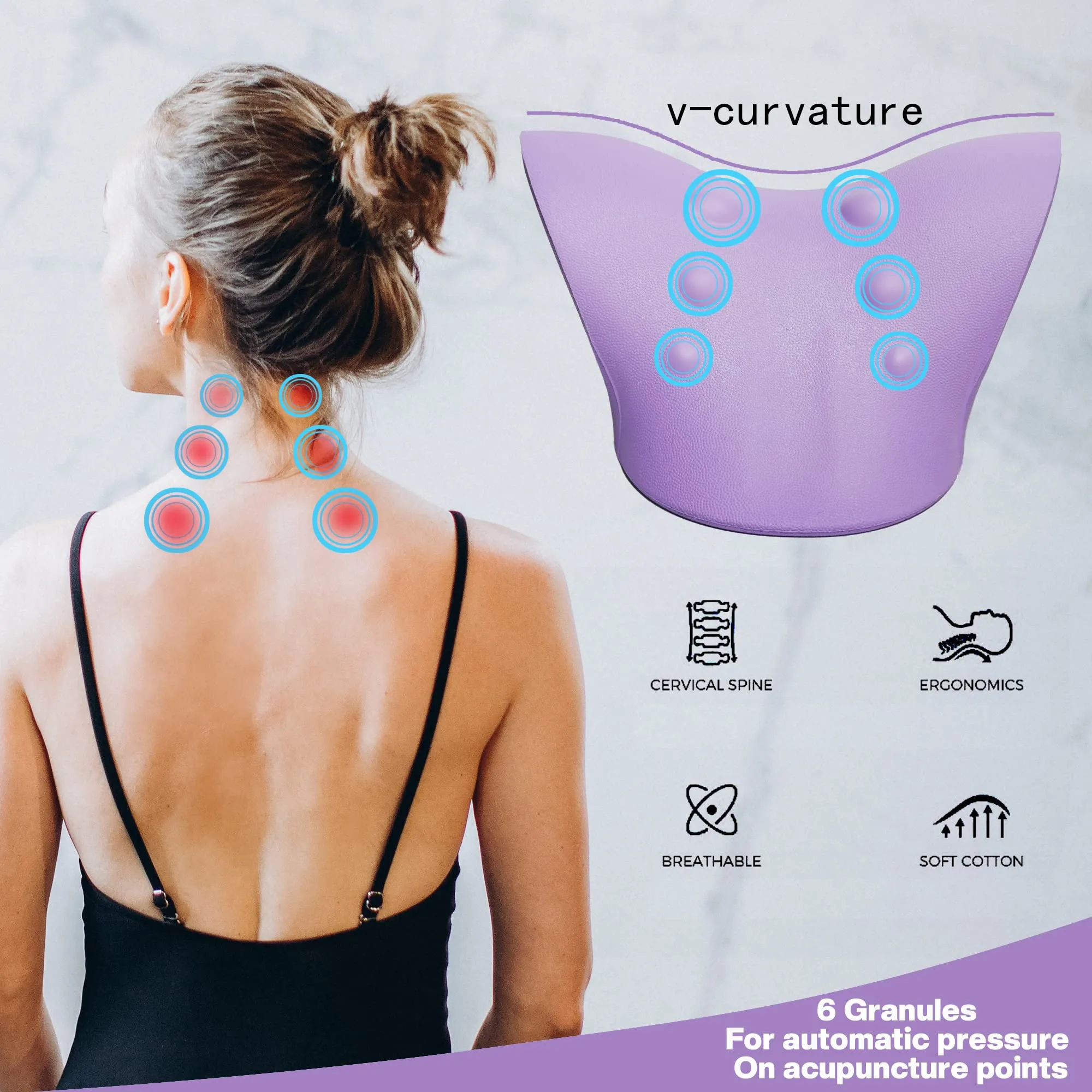 Neck & Shoulder Relaxer Pain Relief & Cervical Spine Alignment