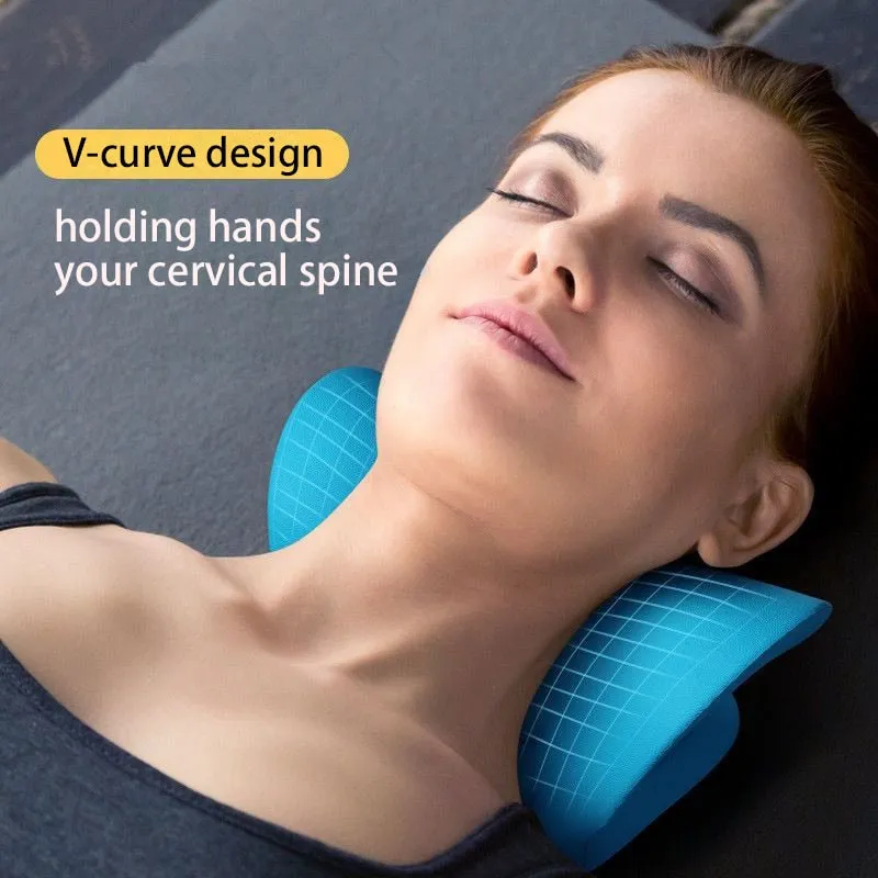 Neck And Shoulder Relaxer & Cervical Neck Traction Device