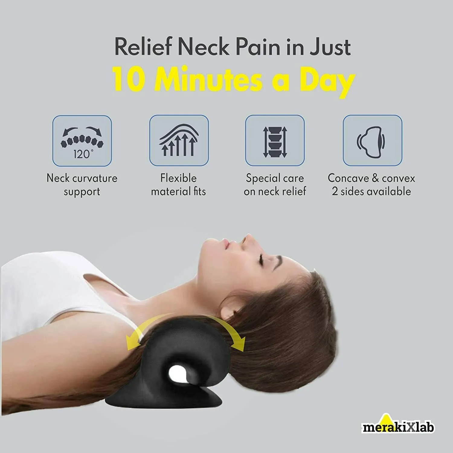 Neck And Shoulder Relaxer & Cervical Neck Traction Device