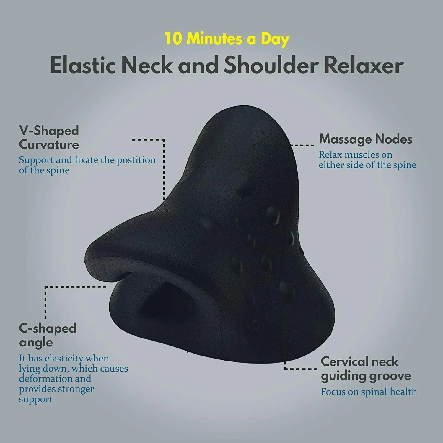 Neck And Shoulder Relaxer & Cervical Neck Traction Device