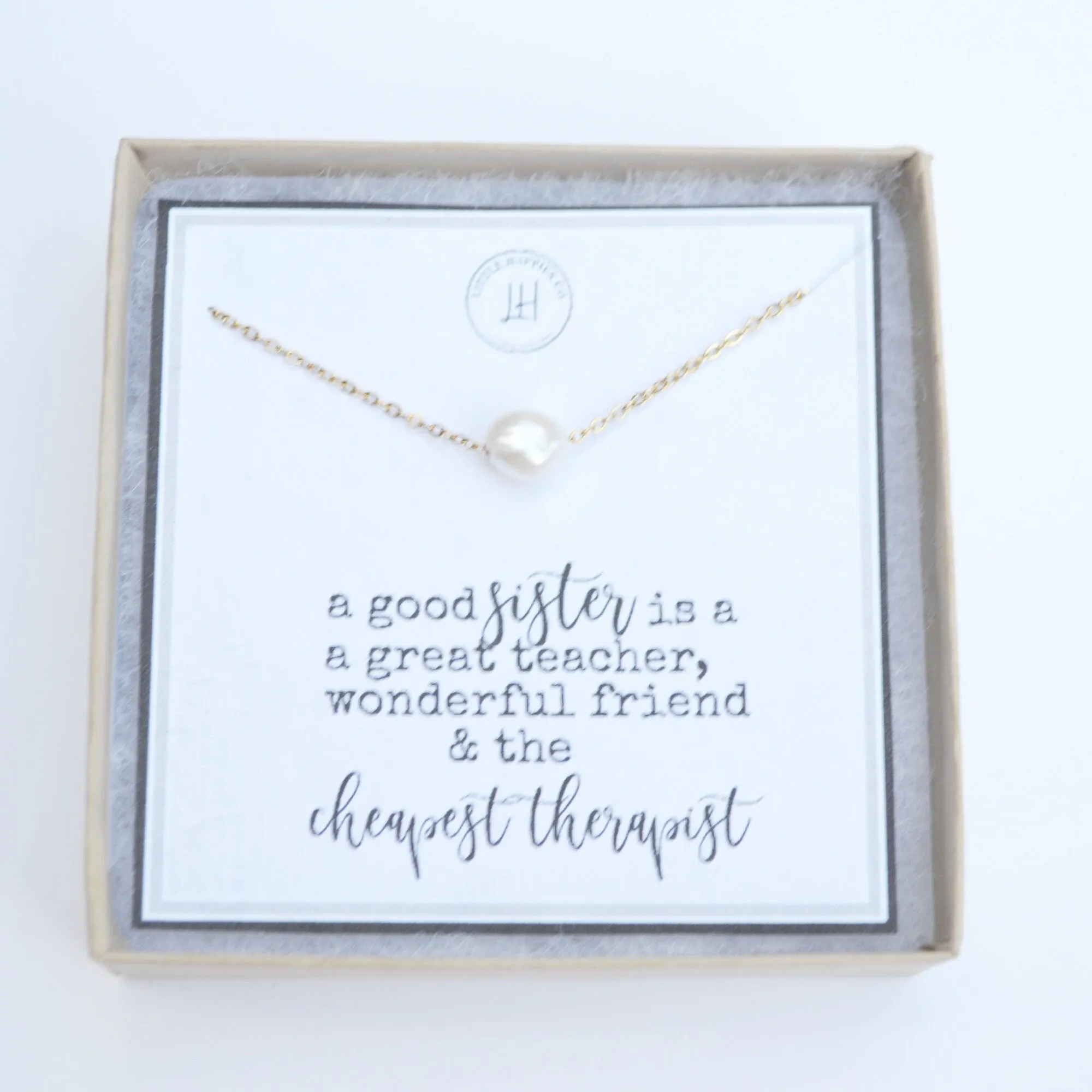 Necklace for Sister, Sister Gift Ideas, Sister Jewelry Gift, Git for Sister, Sister Appreciation, Sister Birthday Gift, Sister Necklace