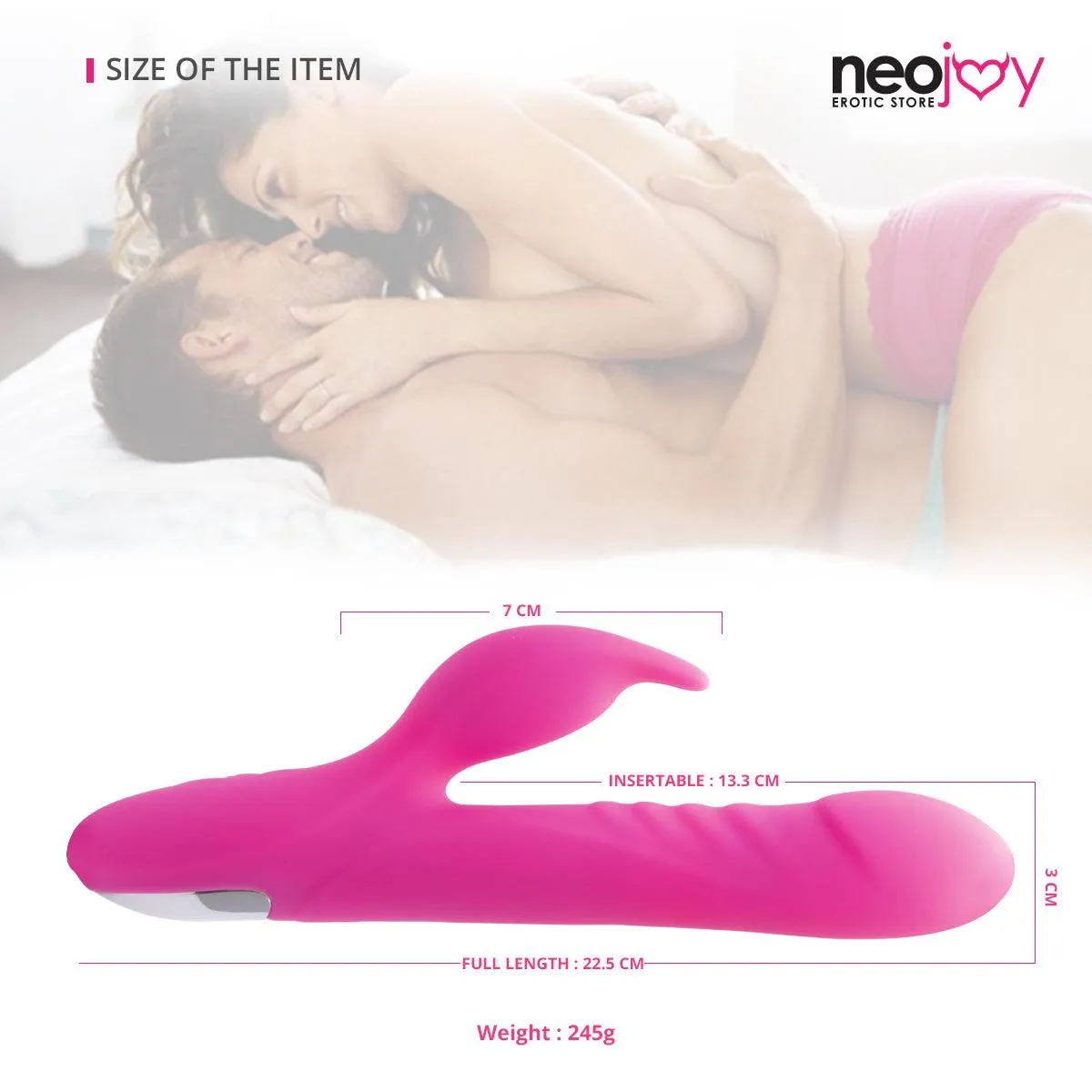 Neojoy 360 Premium Rabbit Vibrator Silicone USB Rechargeable
