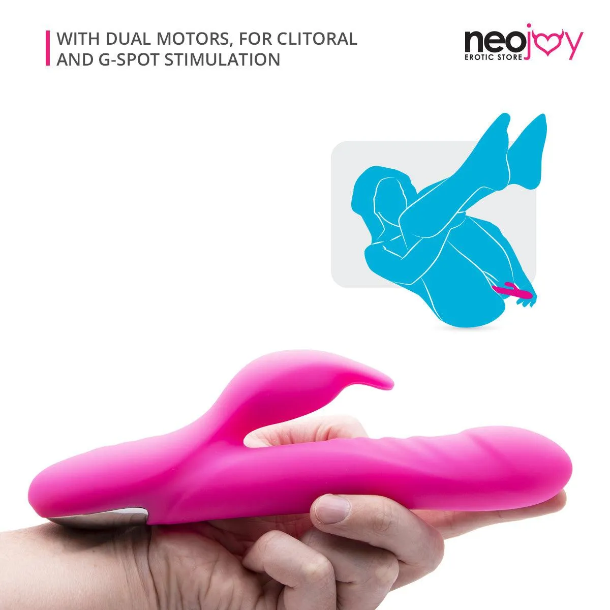 Neojoy 360 Premium Rabbit Vibrator Silicone USB Rechargeable