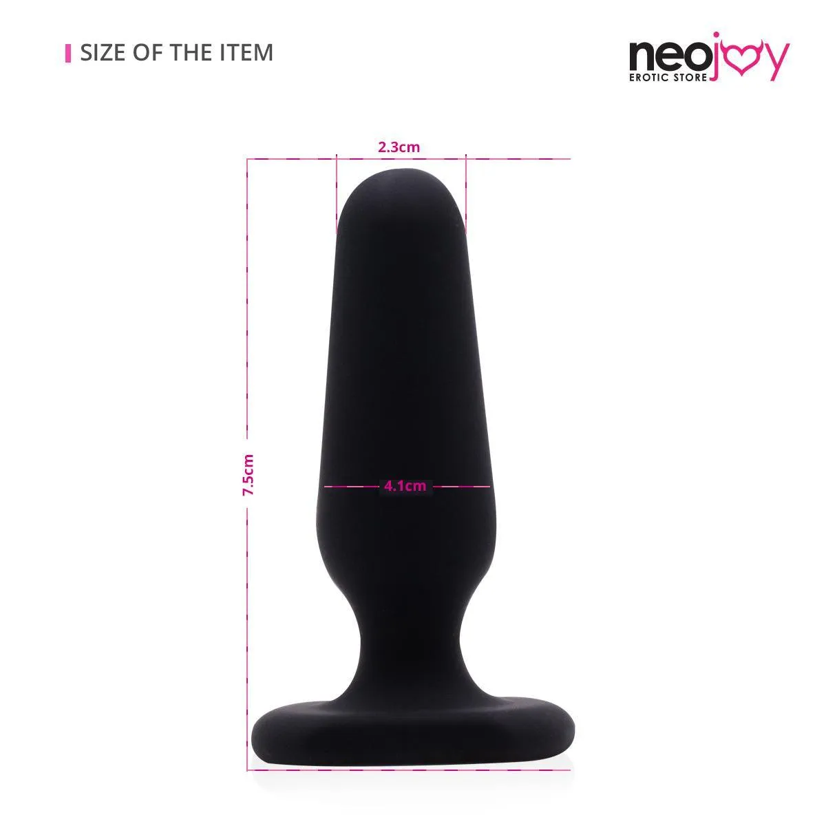 Neojoy Beginner Silicone Butt Plug - 6.5cm
