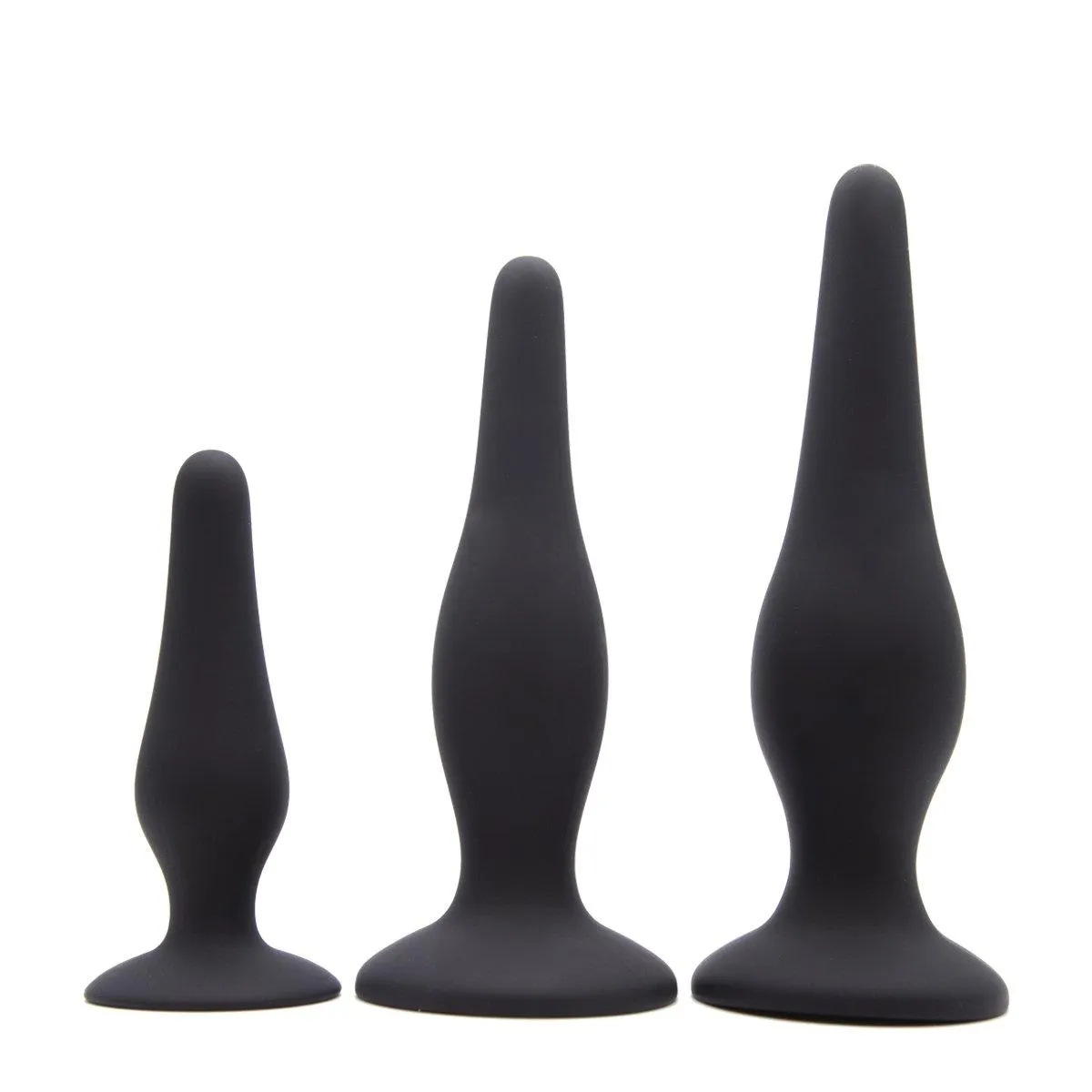 Neojoy Butt plug Set Silicone Black
