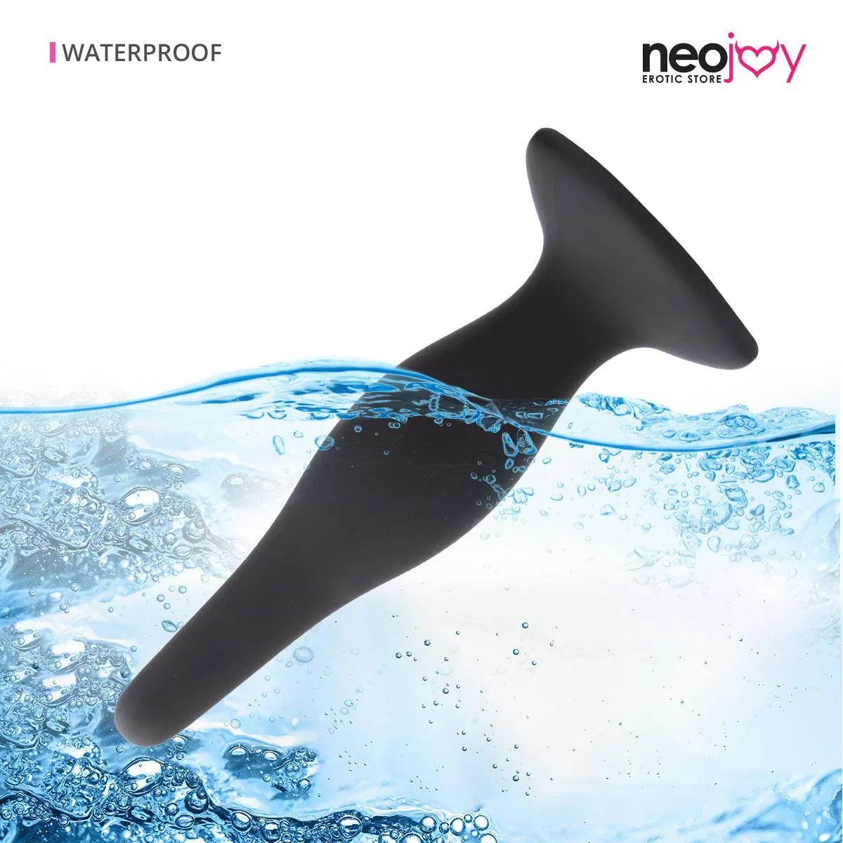 Neojoy Butt plug Set Silicone Black