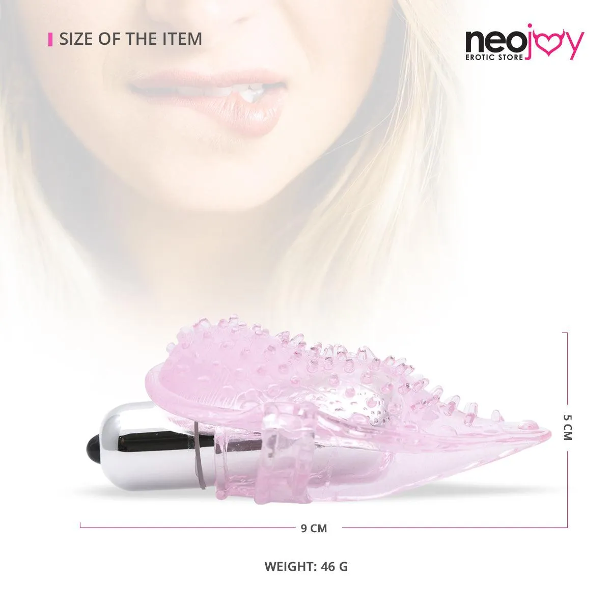 Neojoy Clit Jelly Bullet Masturbation Clitoral Vibrator - Jelly Bullet Vibrator for Women - Adult Sex Toy