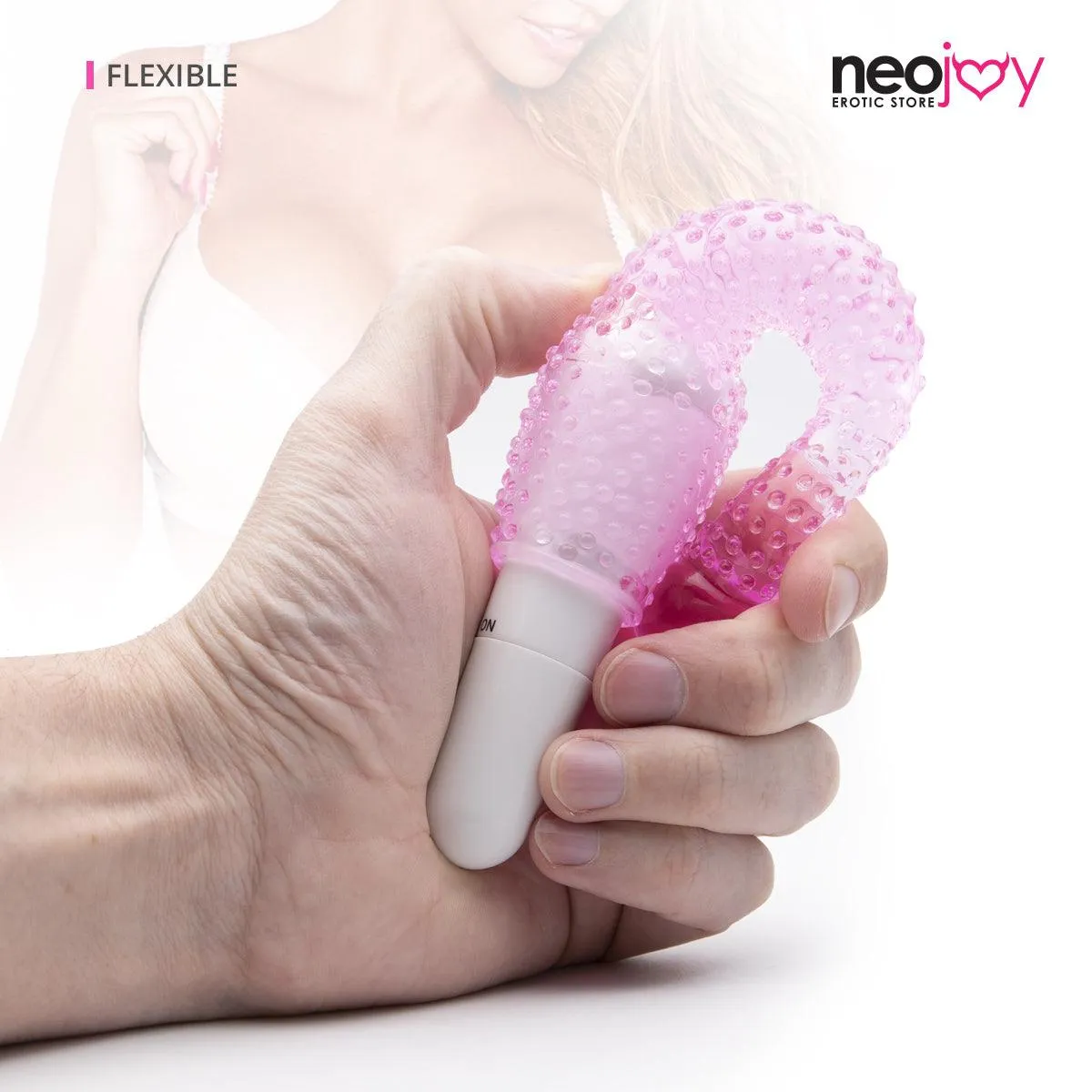 Neojoy G-spot Slim Stick - Anal Vaginal Vibrator for G-Spot and P-Spot Massage - Vibrating Sex toy for Beginners - Wand Vibrator