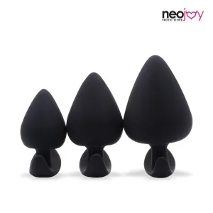 Neojoy Girthy Butt Plugs Silky Smooth Silicone Anul Plug With 3 Sizes