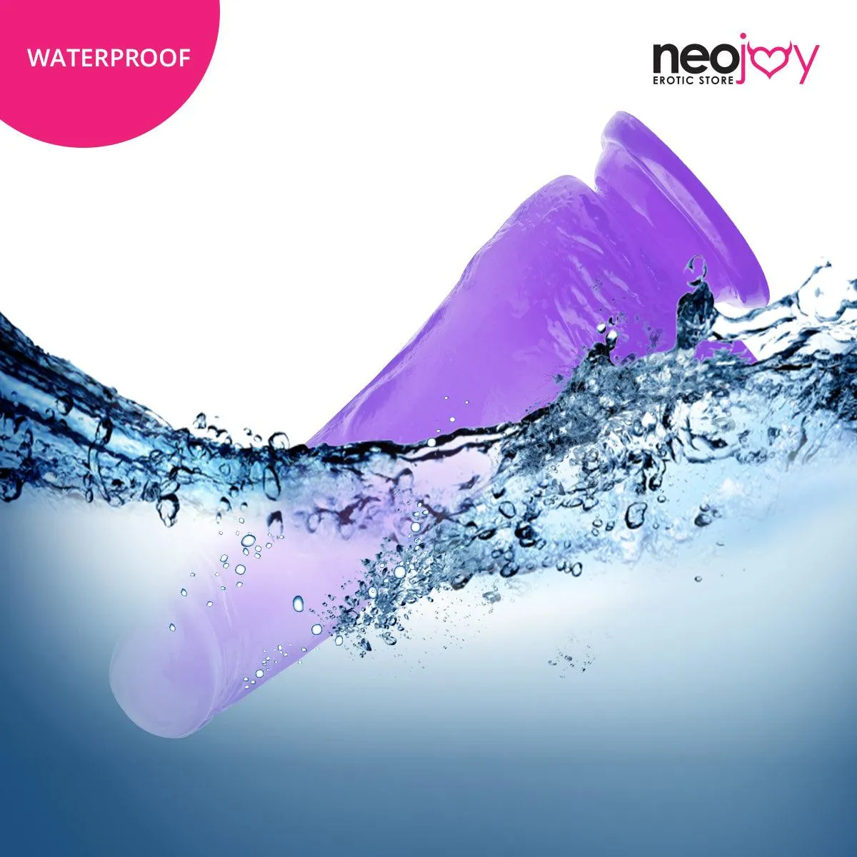 Neojoy Jelly Willy Dildo With Strap-On - 7.28" Dong Gay Sex Toy