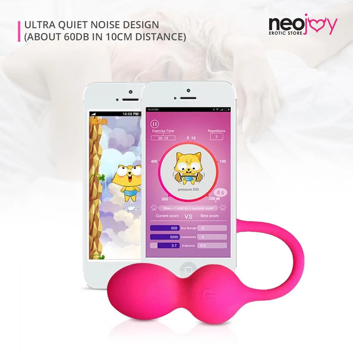 Neojoy Kegel Vibe Silicone Weights for Vaginal Walls