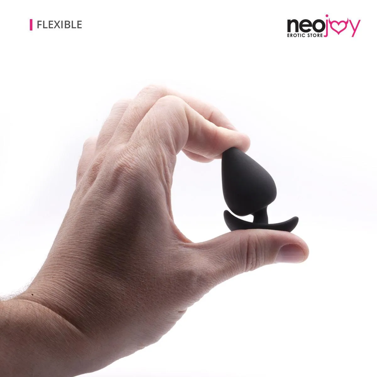 Neojoy Slim Beginner Silicone Anal Plug - Black