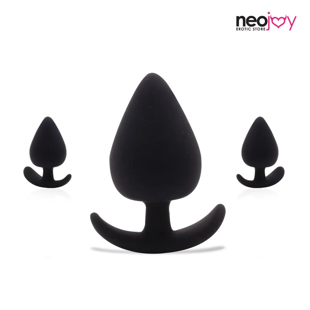 Neojoy Slim Beginner Silicone Anal Plug - Black