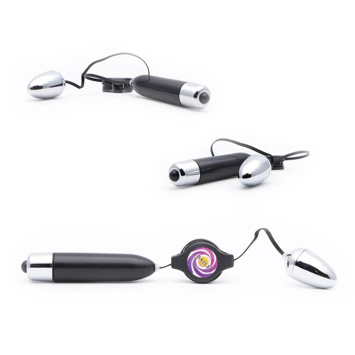Neojoy Small Bullet - Remote Controlled Bullet Vibrator - Clitoral Anal Vaginal Stimulation - Spring-back Wire Adult Sex Toy