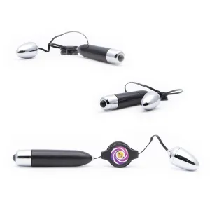Neojoy Small Bullet - Remote Controlled Bullet Vibrator - Clitoral Anal Vaginal Stimulation - Spring-back Wire Adult Sex Toy