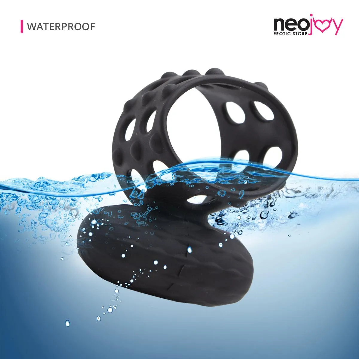 Neojoy Turbo Cock Ring Silicone Penis Ring for Enhanced Erection - Clitoral Toy