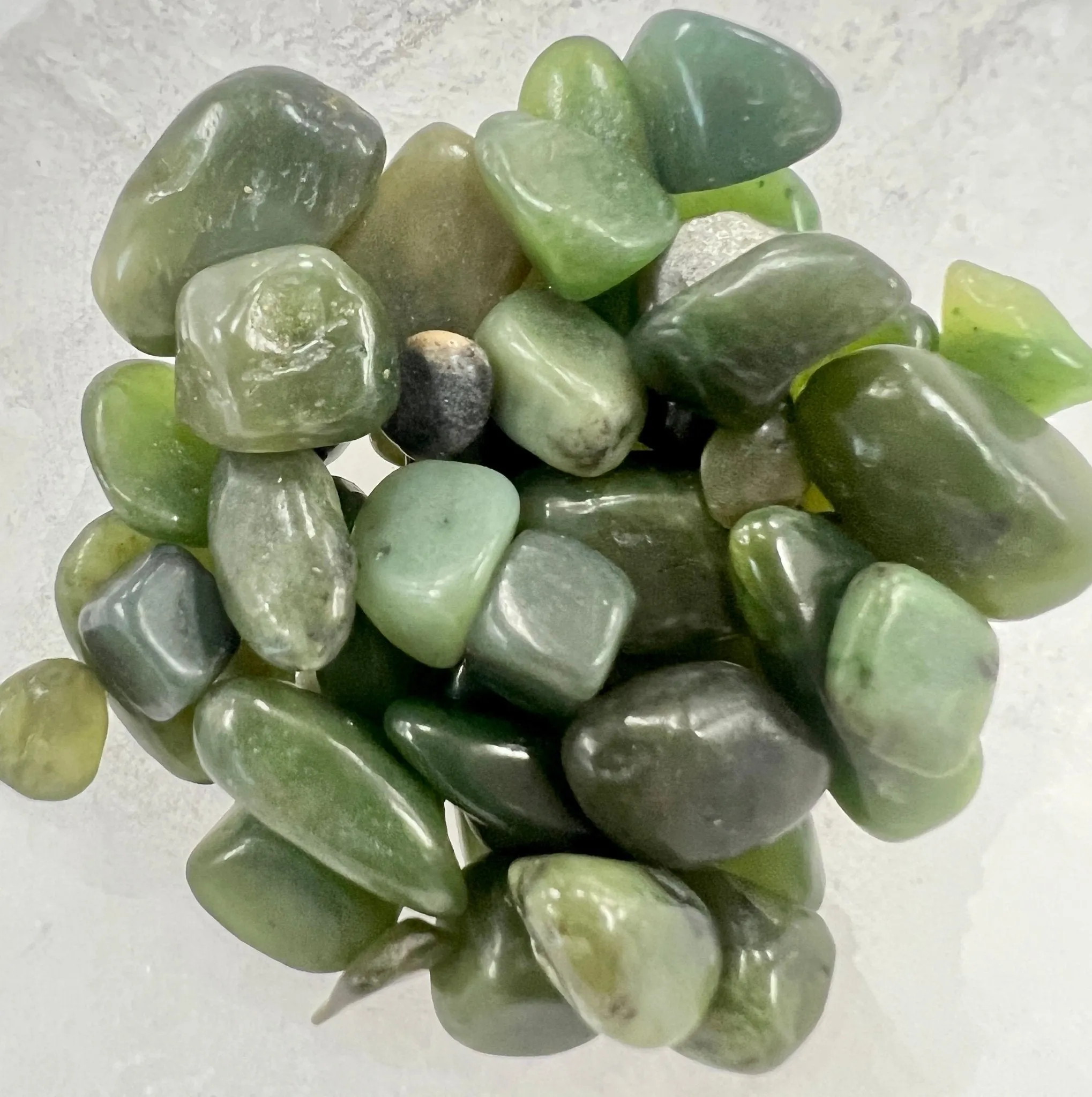 Nephrite Jade Gemstone Chips