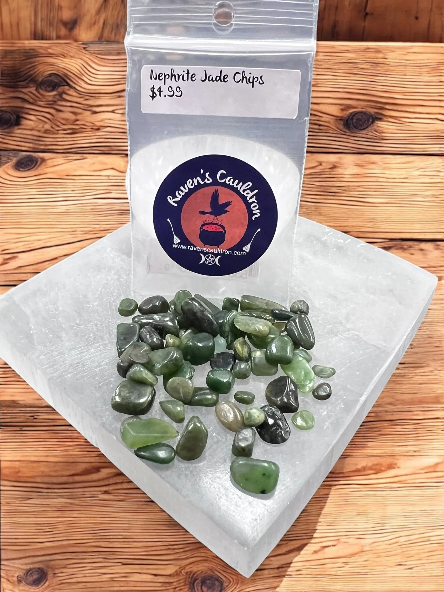 Nephrite Jade Gemstone Chips