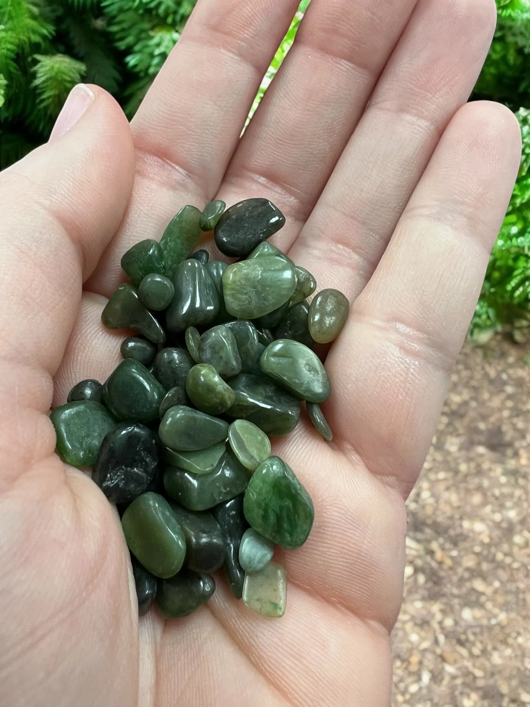 Nephrite Jade Gemstone Chips