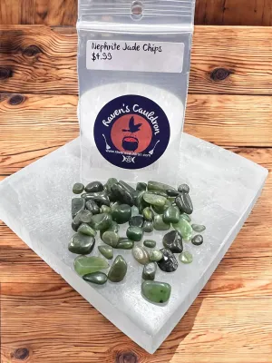 Nephrite Jade Gemstone Chips