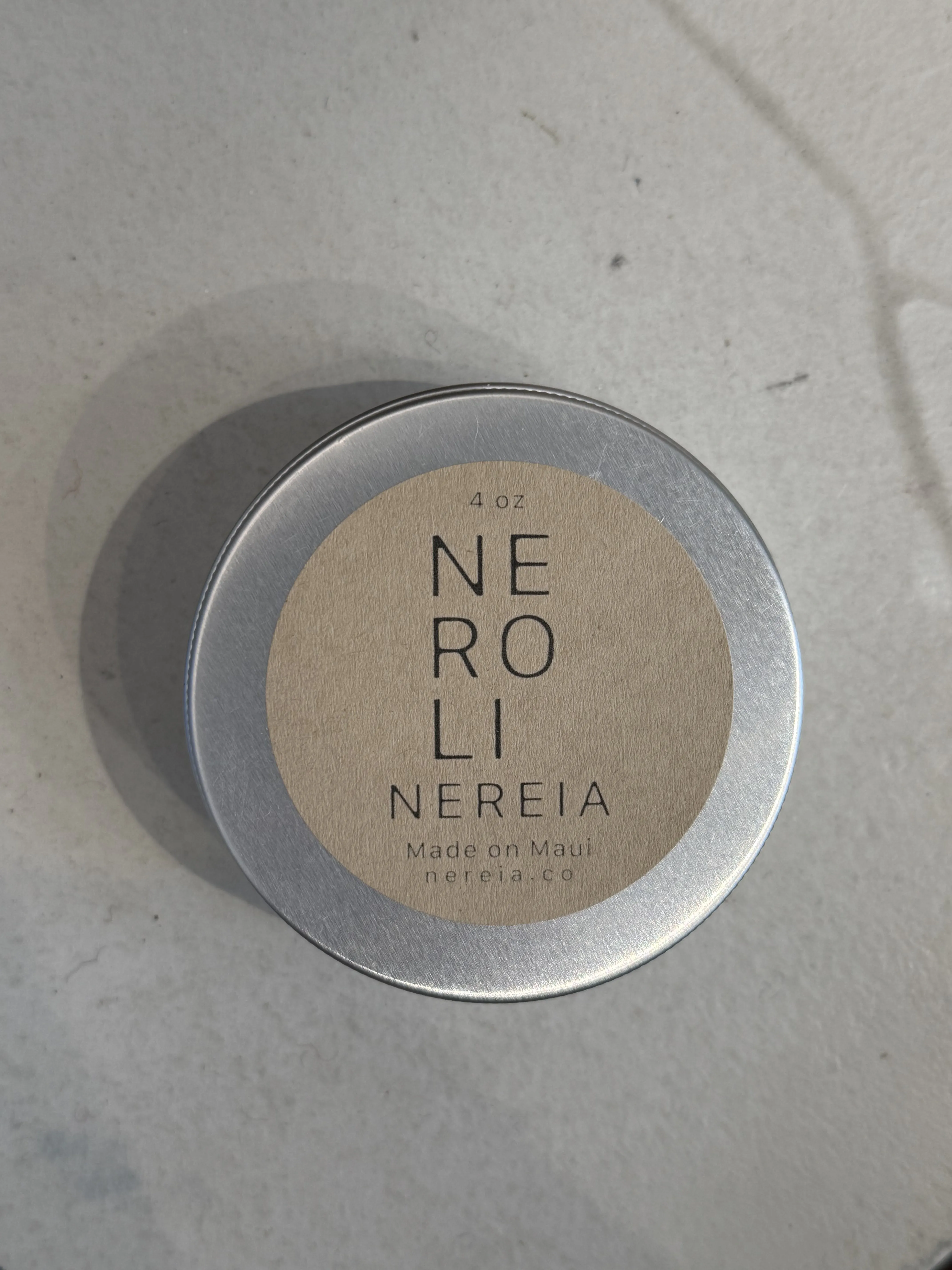 NEREIA CANDLE - TRAVEL TIN