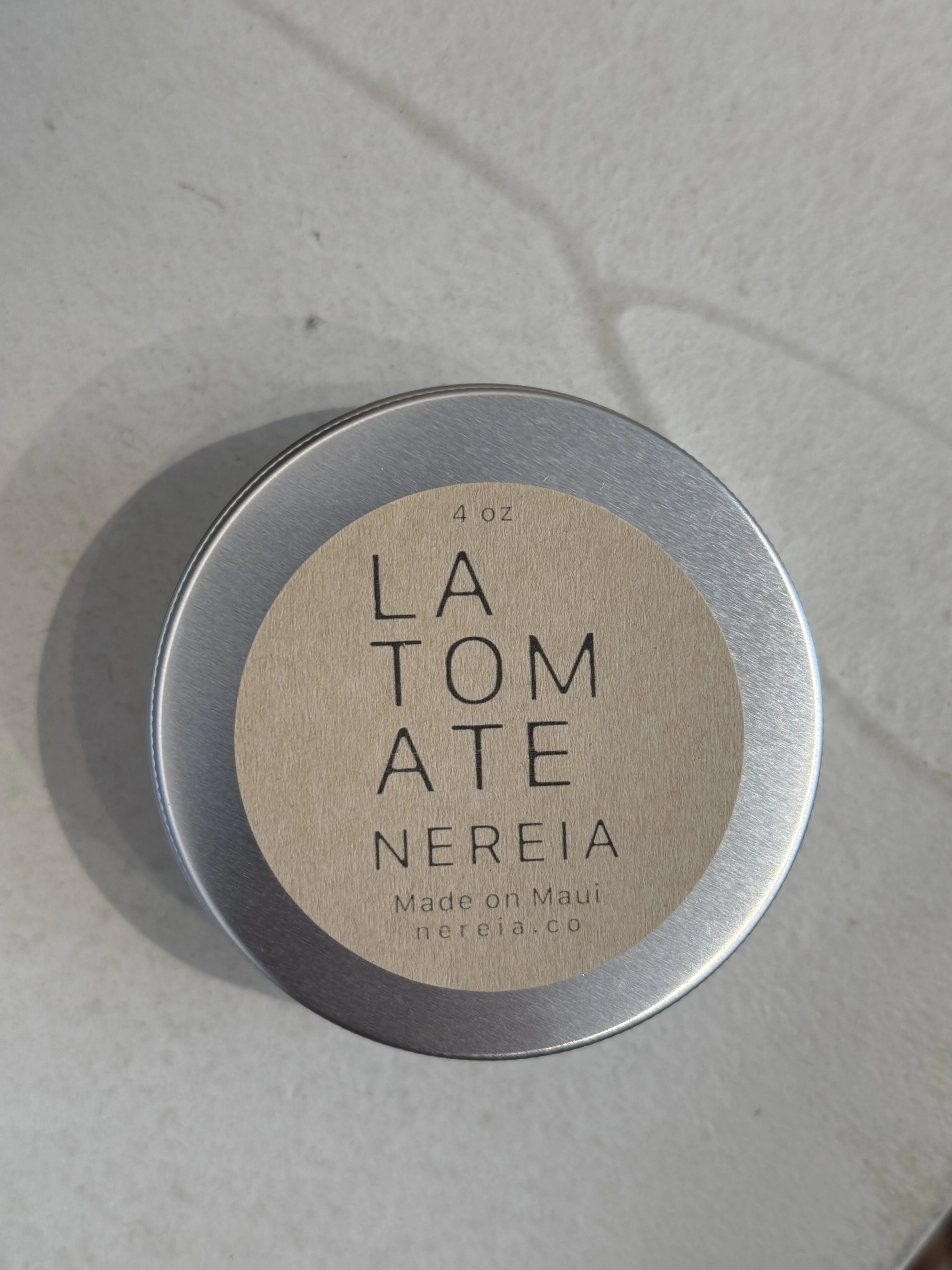 NEREIA CANDLE - TRAVEL TIN