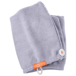 New Aquis Lisse Luxe Hair Turban - Cloudy Berry, Includes Reusable Travel Bag, Retails $50 