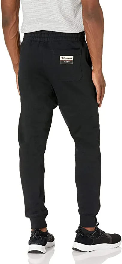 New Champion Mens Authentic Originals Sueded Fleece Jogger Sweatpant, Black, Sz 2X