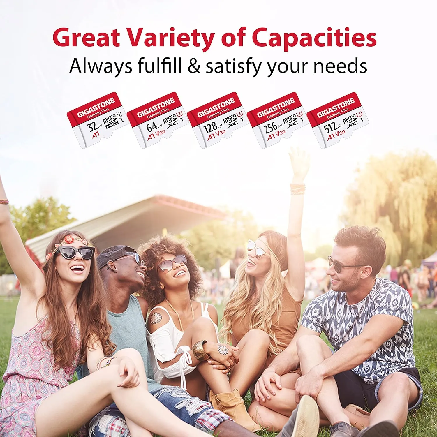 NEW Gigastone 256GB Micro SD Card, Gaming Plus, Nintendo-Switch Compatible, High Speed 100MB/s, 4K Video Recording, Micro SDXC UHS-I A1 Class 10, 1pc