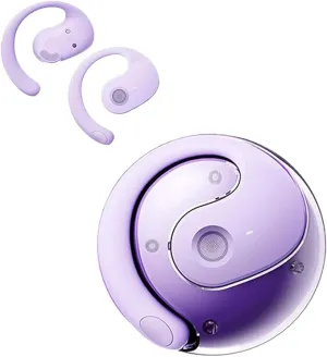 New Hy-t26 x15 Pro Earphone Wireless Bluetooth,2024 New Earbuds Bluetooth Headphones,3D Stereo Hanging Bluetooth 5.4 Earphones,Noise Reduction, Waterproof, for Runners and Cyclists (Purple)