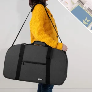 New Luxja Large Carrying Bag for Cricut Machine, Laptop, Bright Pad, Cutting Mat and Other Accessories, Storage Bag Compatible with Cricut Explore Air (Air2) and Maker (Bag Only), Black