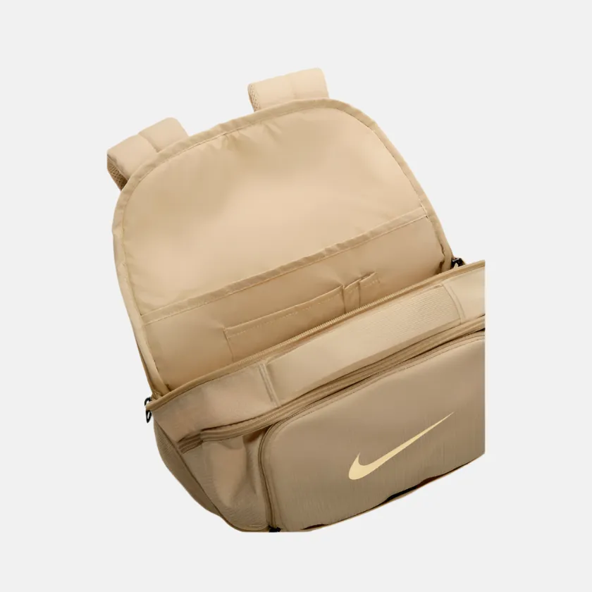Nike Brasilia 9.5 Training Backpack Medium 24L -Sesame/Black/Pale Ivory