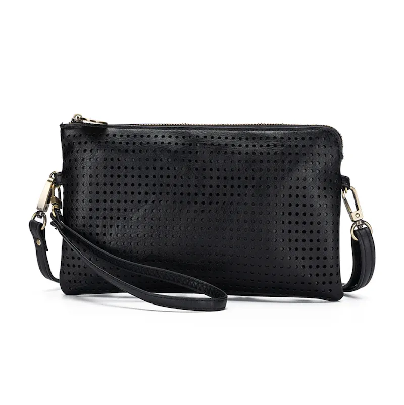 Nina Crossbody Clutch - Black