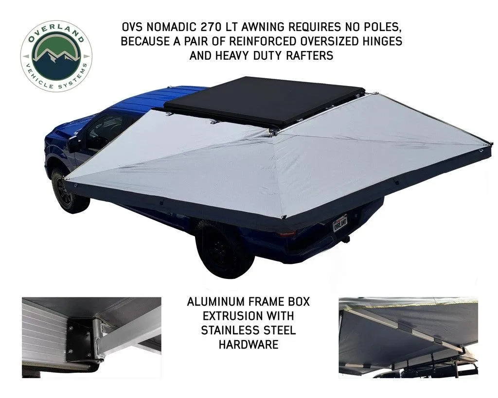 Nomadic LT 270 Awning & Wall 1, 2, & Mounting Brackets - Driverside