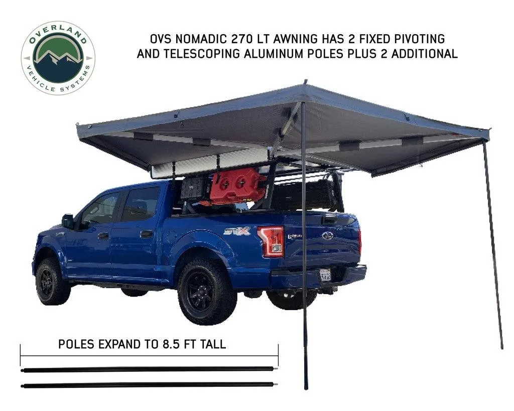 Nomadic LT 270 Awning & Wall 1, 2, & Mounting Brackets - Driverside