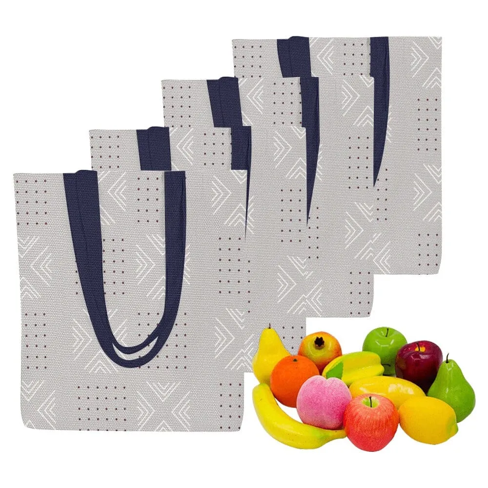 Non Disposable Grocery Bags 4 Set, Cloud