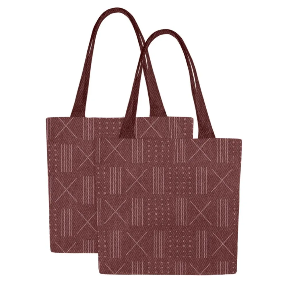 Non Disposable Grocery Bags Set, Carmine