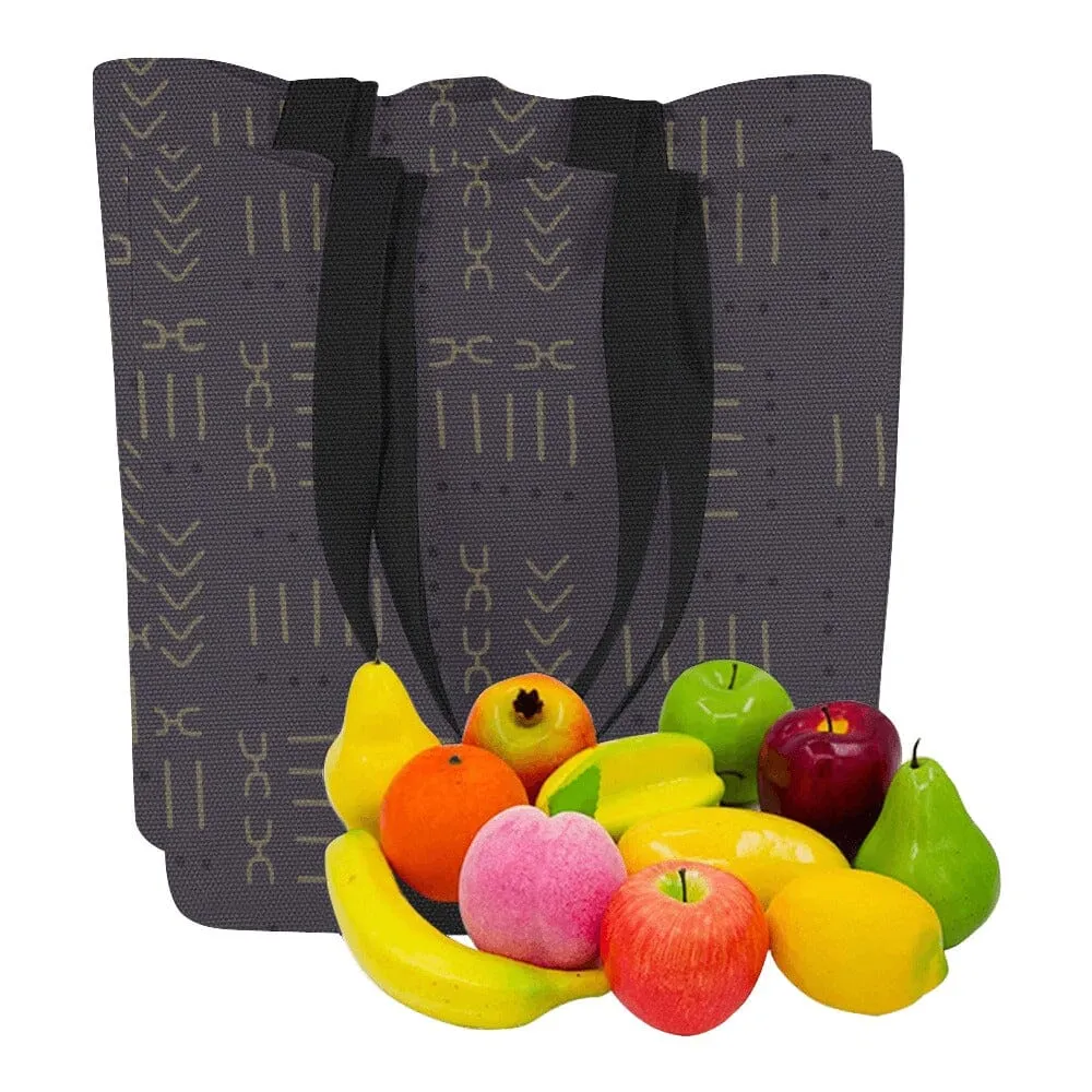 Non Disposable Grocery Bags Set, Graphite