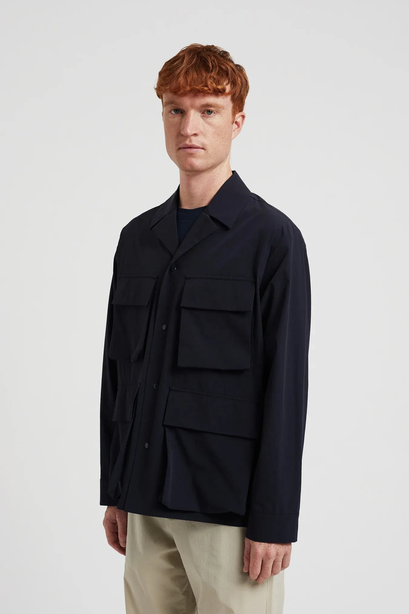 Norse Projects - Mads Travel Light Overshirt - Dark Navy