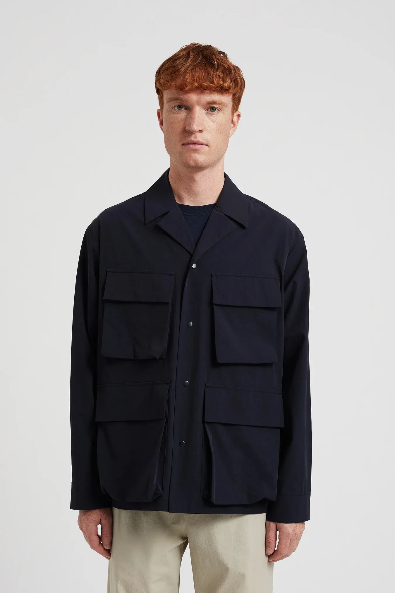 Norse Projects - Mads Travel Light Overshirt - Dark Navy