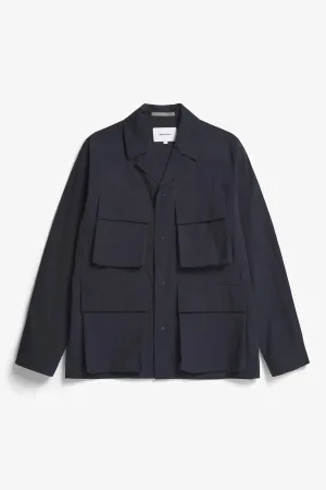 Norse Projects - Mads Travel Light Overshirt - Dark Navy