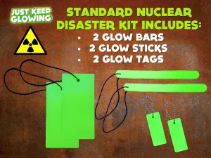 NUCLEAR DISASTER GLOW IN THE DARK LIGHT KIT