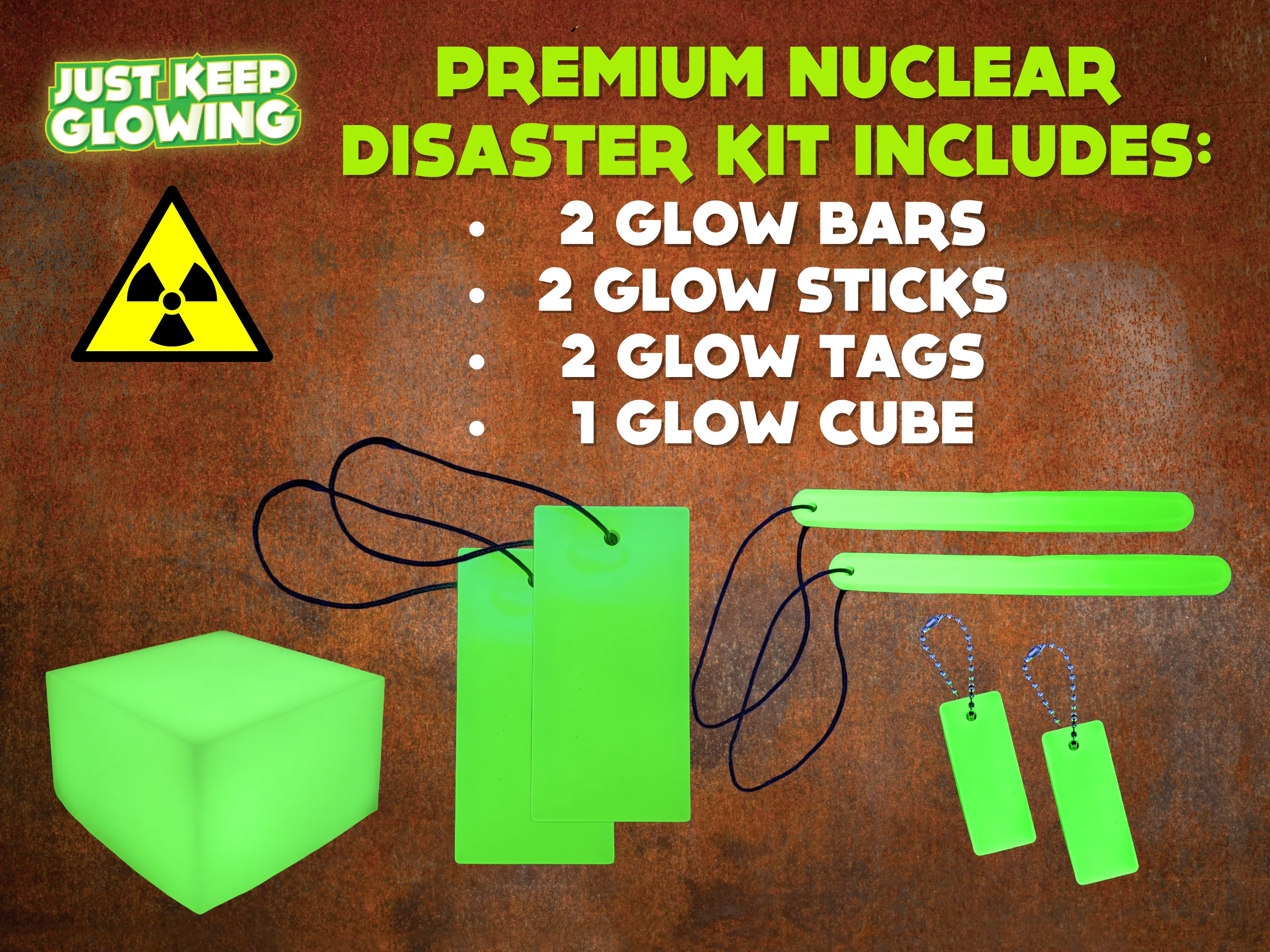 NUCLEAR DISASTER GLOW IN THE DARK LIGHT KIT