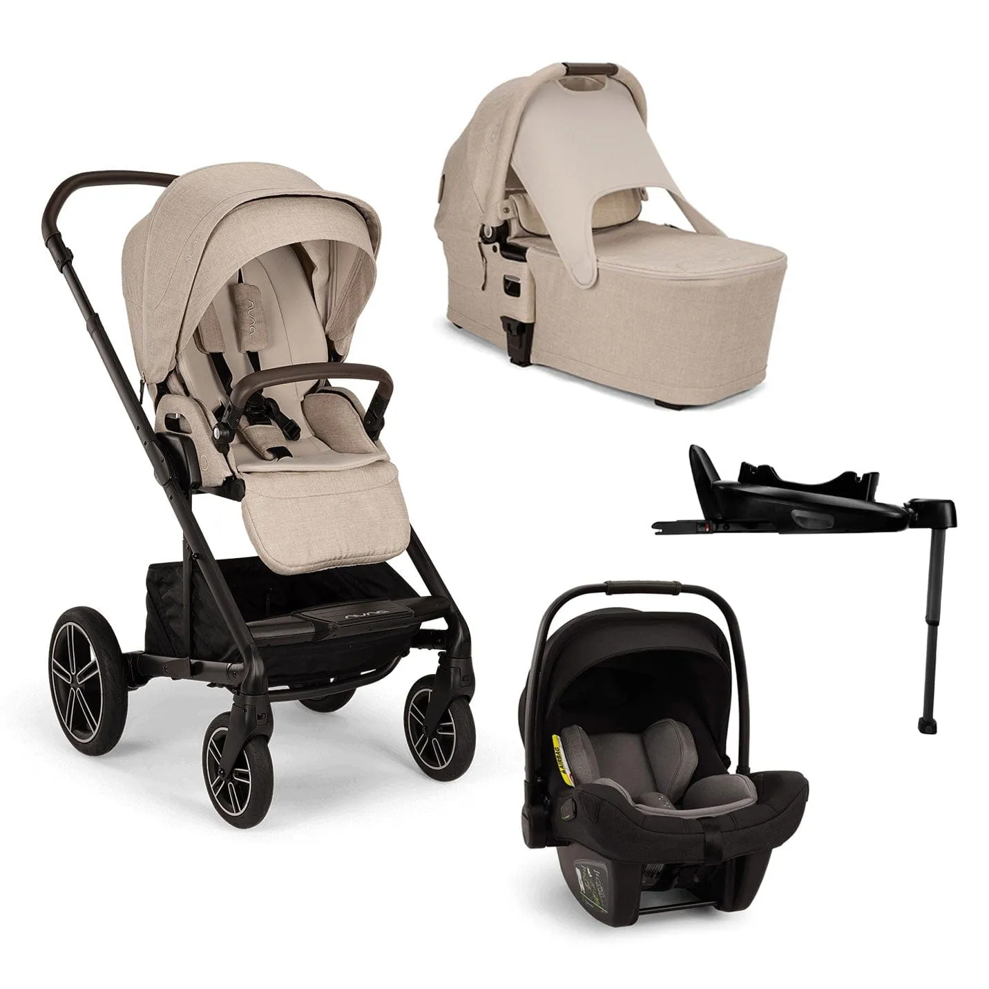 Nuna MIXX NEXT Generation Pipa Travel System (Biscotti)
