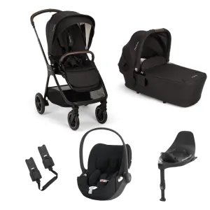 Nuna Triv Caviar and Cybex Cloud T  Bundle
