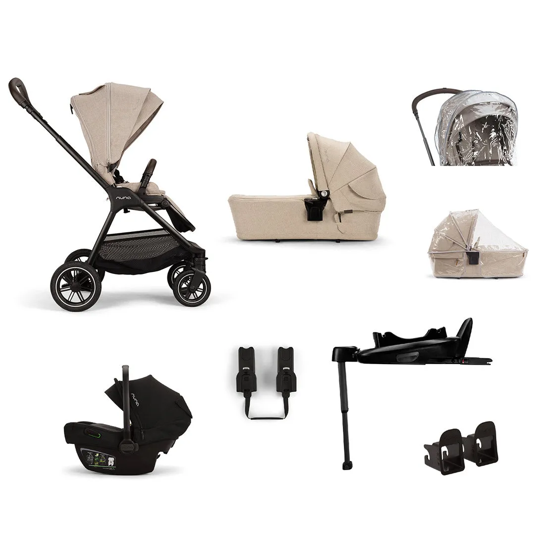 Nuna Triv NEXT   Pipa Next Travel System - Biscotti